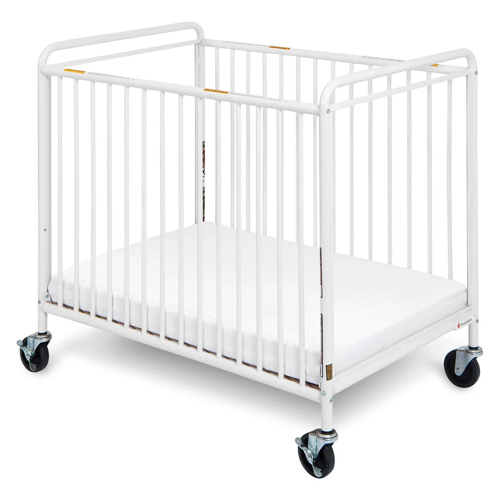 Clearview Metal Evacuation Crib, 3" Oversized Casters, Adjustable Mattress Board L5003