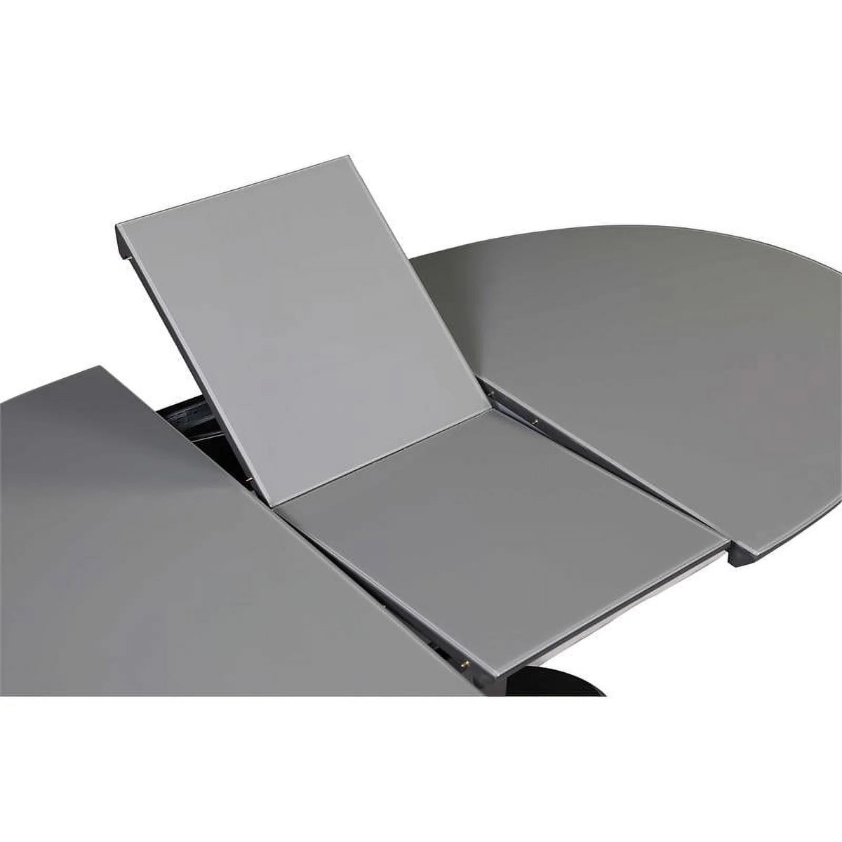 Matte Gray & Black Wood Dining Table I911881