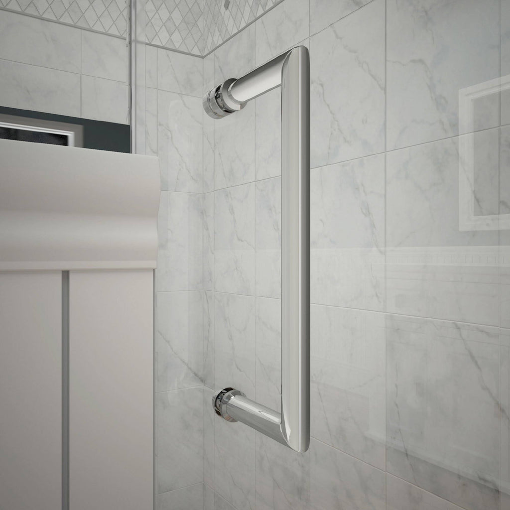 72 x 29 in. Chrome Hinged Shower Door U22072