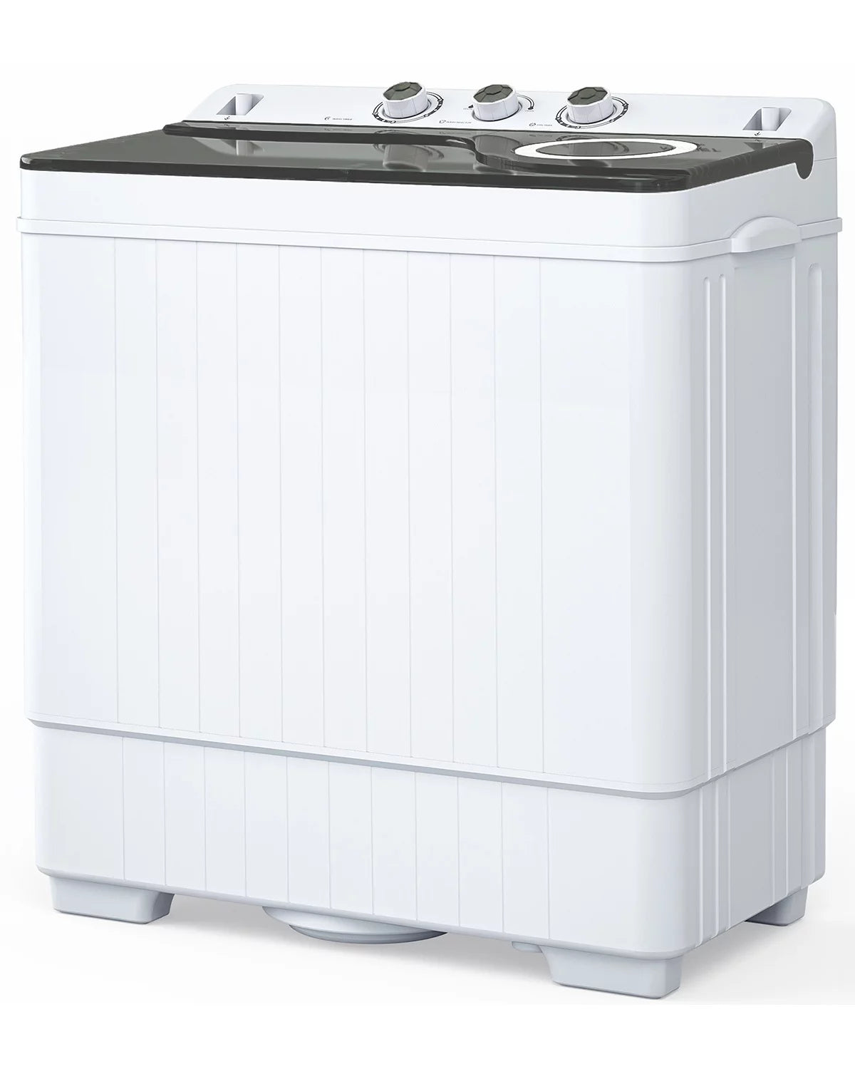Portable 26lbs Twin Tub Compact Semi-automatic Washing Machine T190407