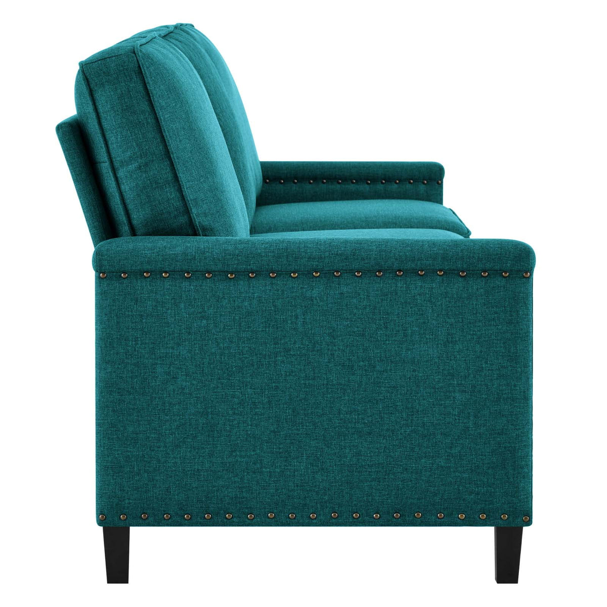 Teal Upholstered Fabric Sofa R929