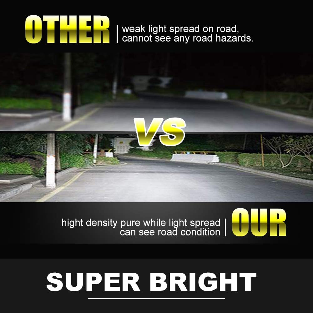 32Inch Curved LED Light Bar Kit with 2X 4Inch 60W LED Cube Light Pods Wiring Harness Spot Flood Combo Work Lights H295121