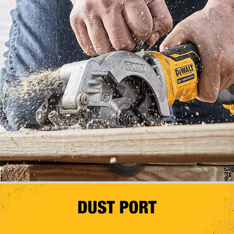 Cordless Brushless 4-1/2 in. Circular Saw with 20V Lithium-Ion 5.0Ah Battery H42837