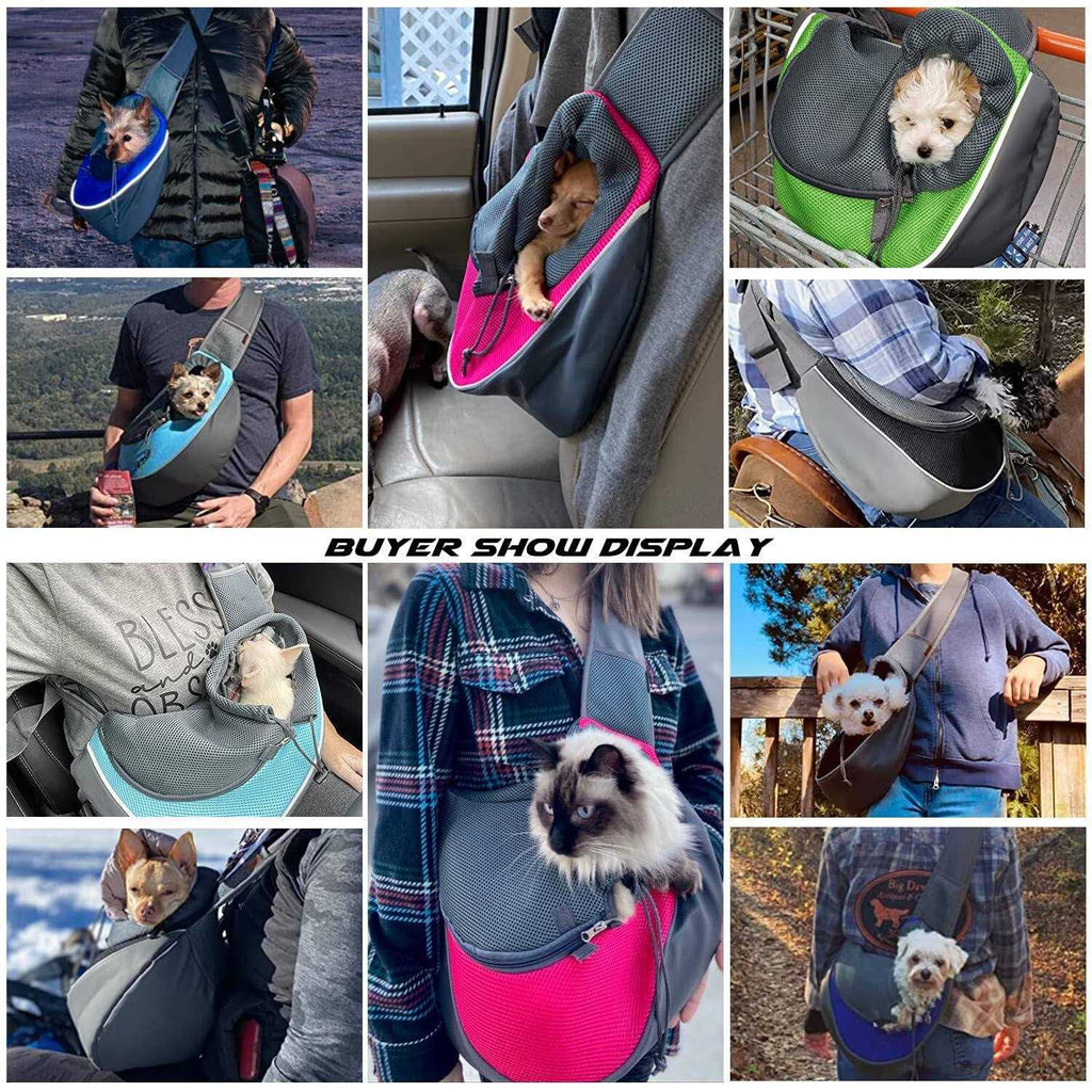 Breathable Mesh Pet Dog Sling Carrier N576074