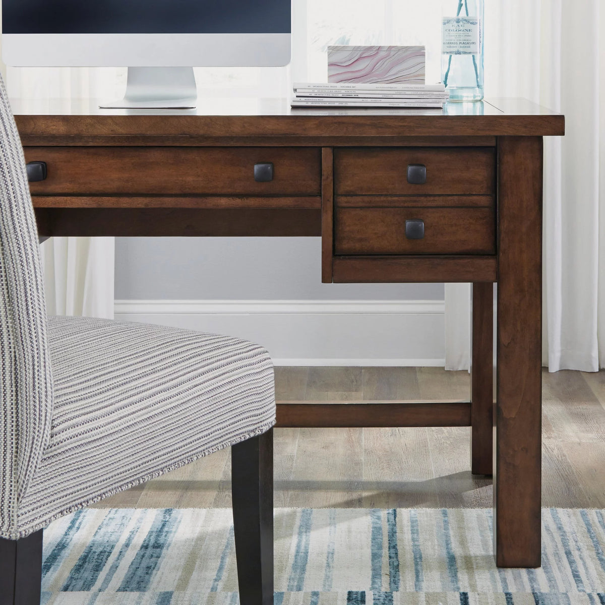 Brown Wood Writing Desk F475