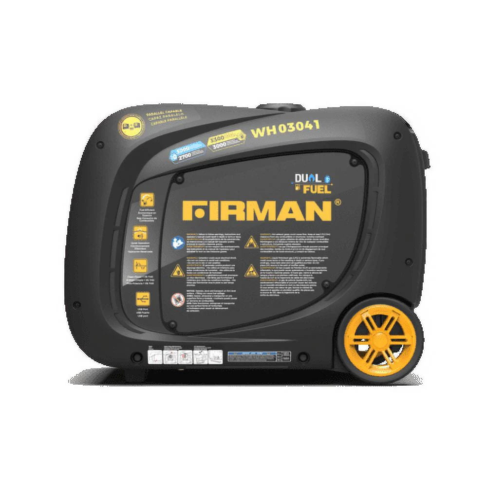 Dual Fuel Inverter Portable Generator 3300/3000W Y889