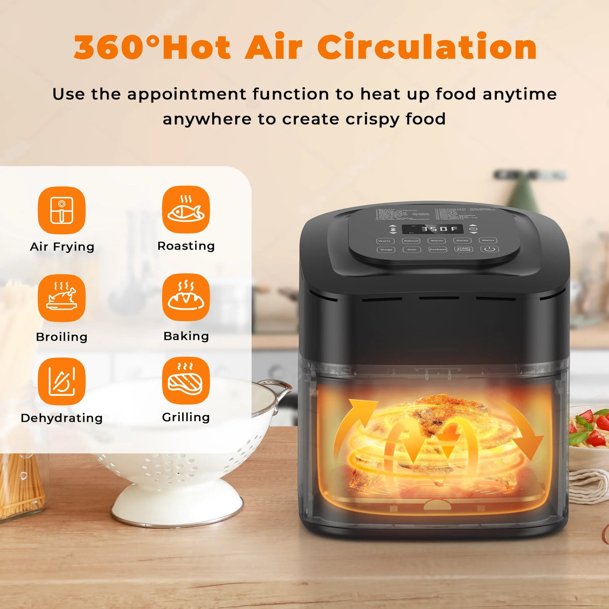 8 Quart Air Fryer A106