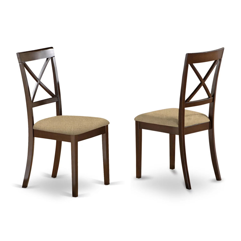 Round Cappuccino Kitchen Table Set U155