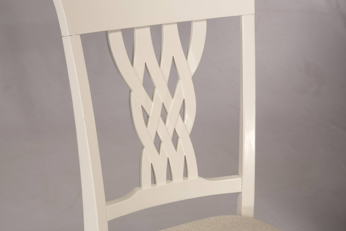 White Dining Chair Set of 2 D949