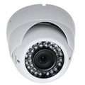 White Wired Indoor/Outdoor Night Vision Vandal Proof Dome Surveillance Camera Q64526