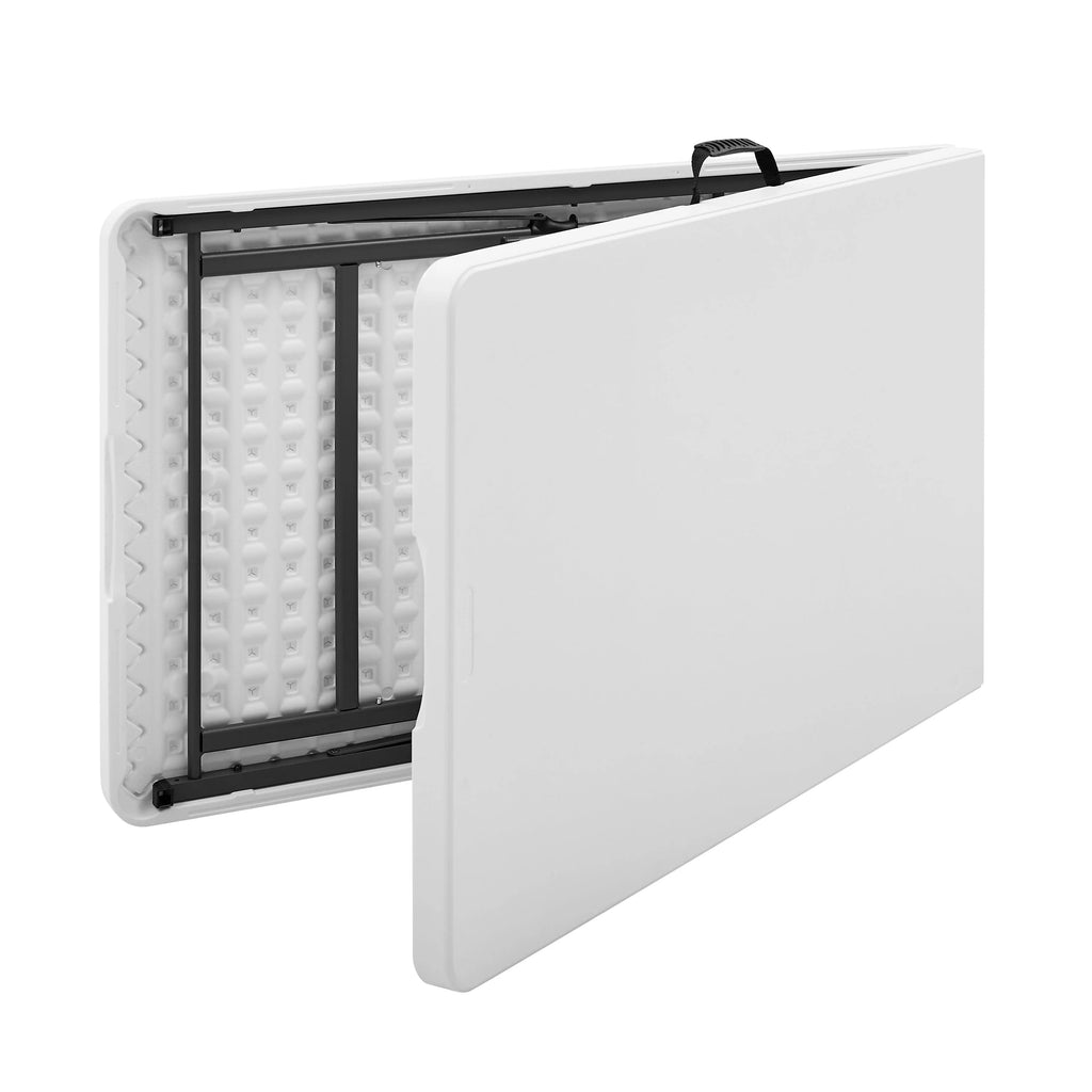 White 8 Foot Folding Plastic Table M2305