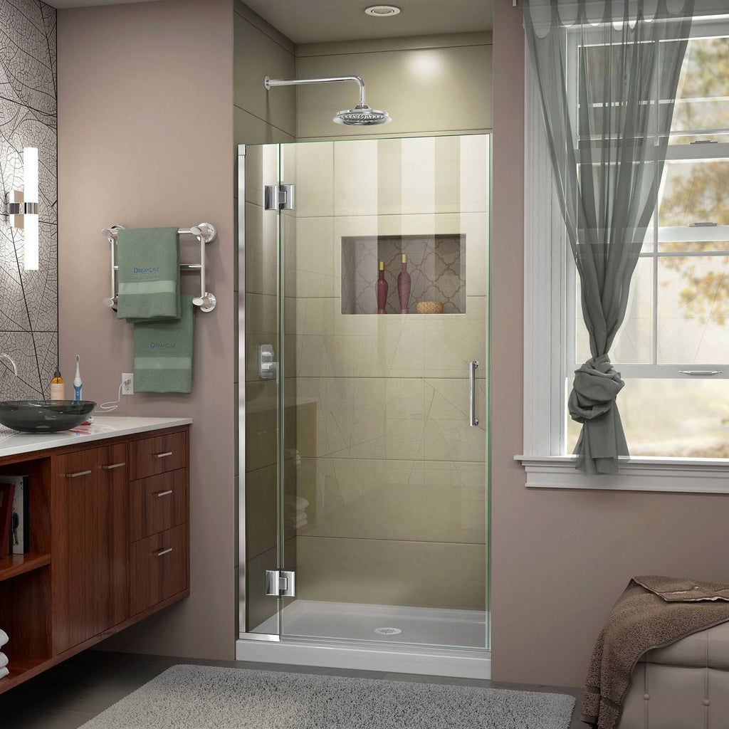 72 x 29 in. Chrome Hinged Shower Door U22072