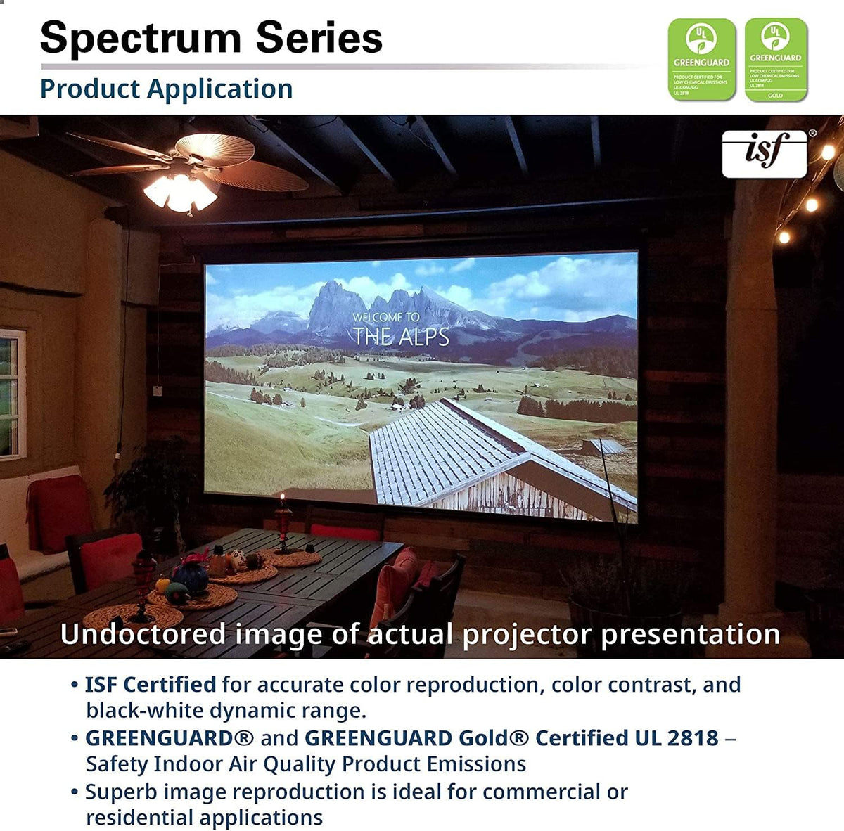 Electric Motorized Projector Screen 100 inch 16:9 to 95" 2.35:1 Black A432862