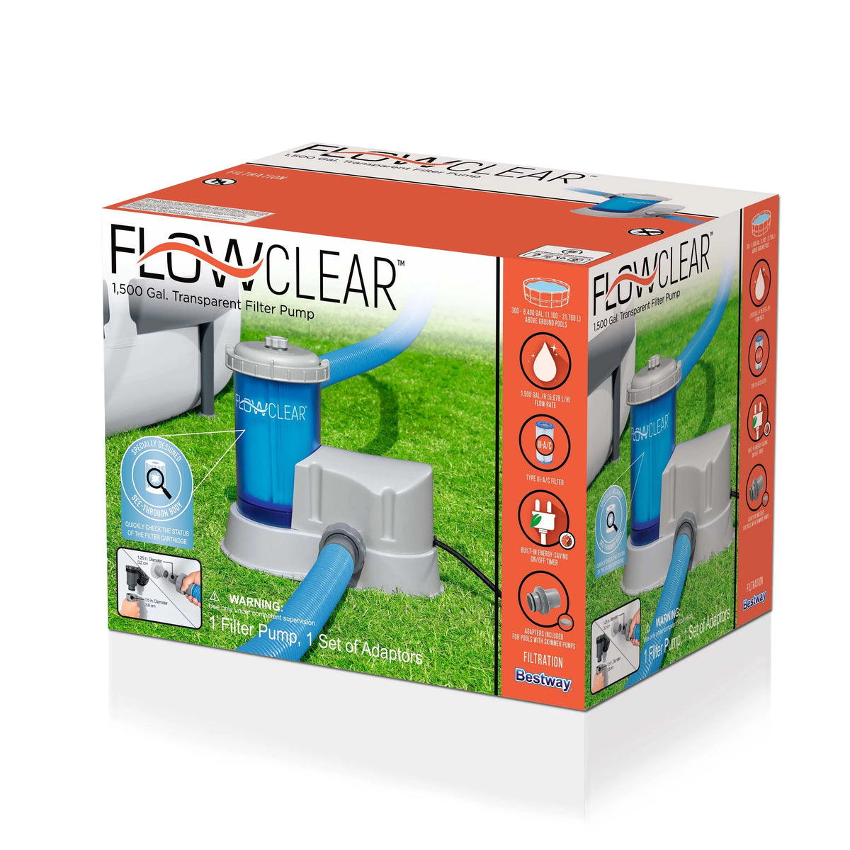 1500 gal. Above-Ground Pool Pump E731101