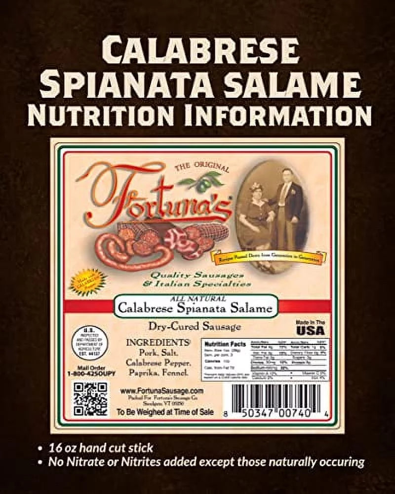 Spicy Gluten-Free Nitrate-Free Pork Salame B578