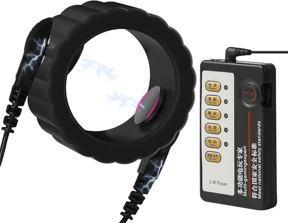 Electric Shock Silicone Penis Ring U6192