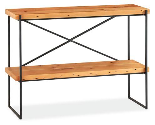 Reclaimed Wood Console Bookcase N16874