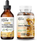 Turkey Tail Tincture 4 fl oz & Lion's Mane Gummies T214