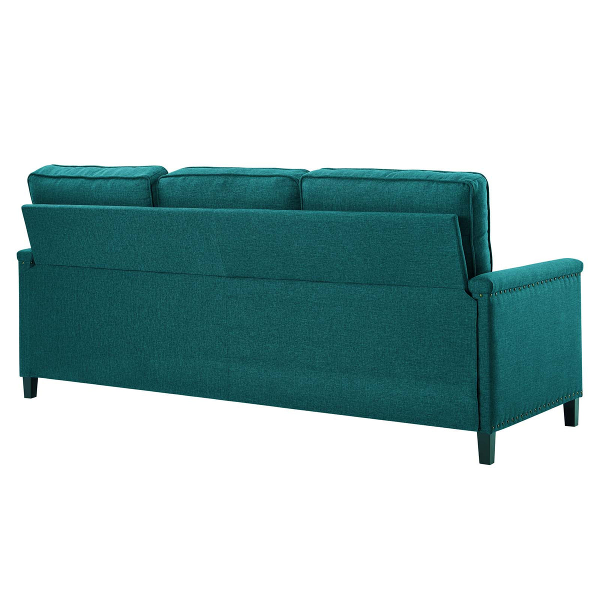 Teal Upholstered Fabric Sofa R929