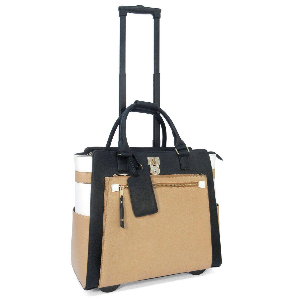 Black/Taupe/White Briefcase N624684