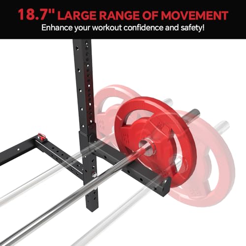 Folding Wall Mounted Squat Rack with Pull-Up Bar I4779