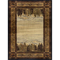 Black Rectangle Rug A46611