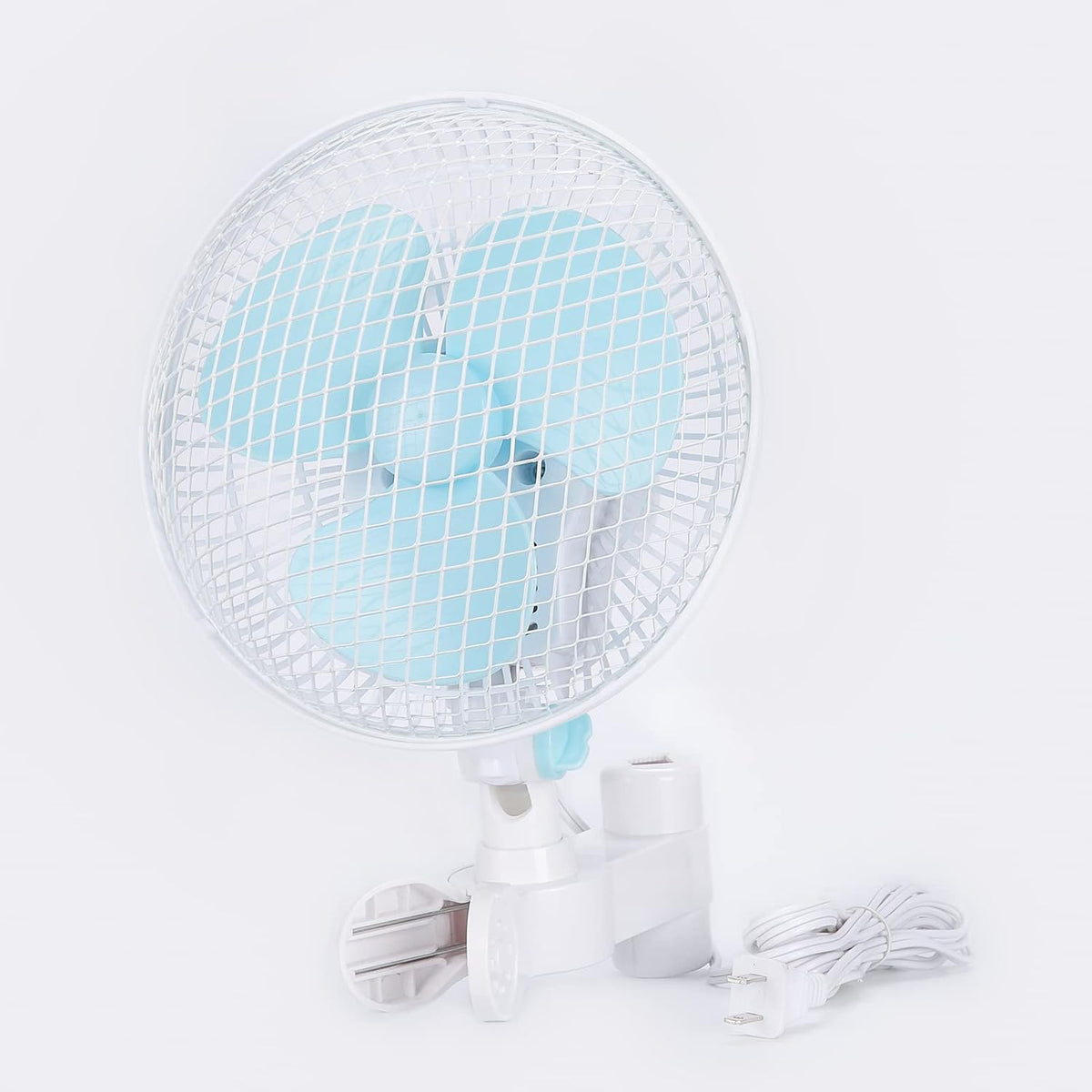 6 Inch Oscillating Clip on Grow Tent Fan, 2-Speeds 20W, Metal Cover, Pack of 2 A6319