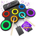 Electric Drum Set with Built-in Speaker and Sticks W6975