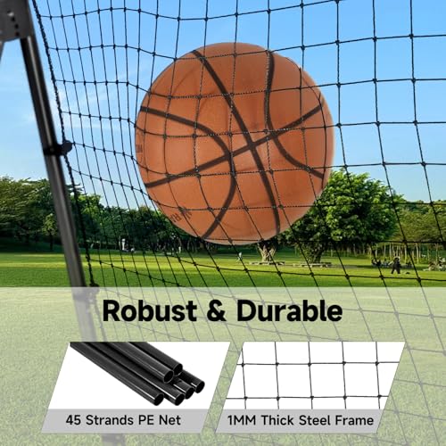 7x4 FT Adjustable Volleyball Rebounder Net C485948