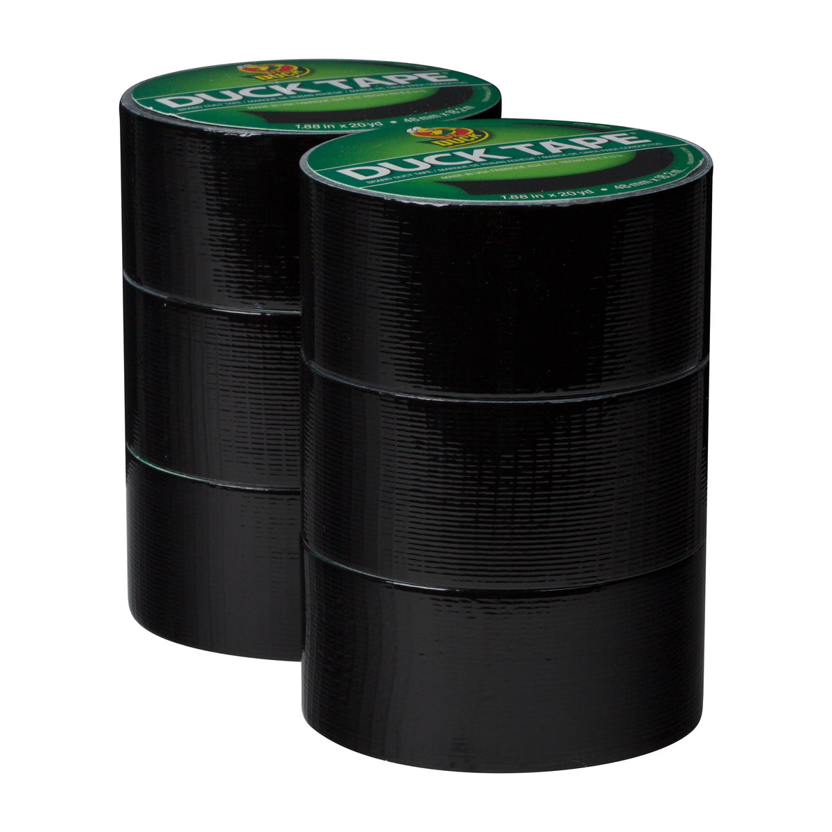 Black Colored Duct Tape, 6 Pack H791142