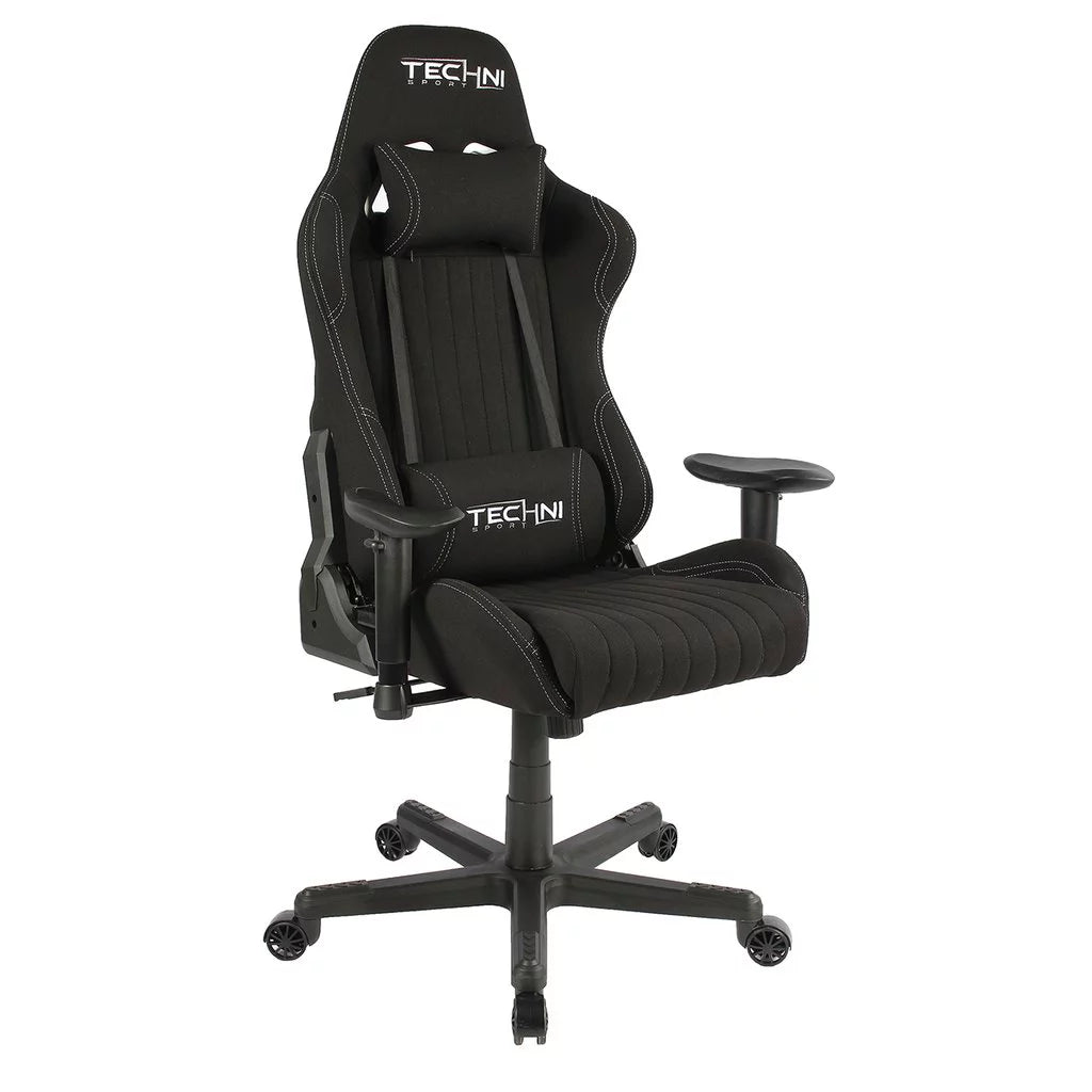 Black Ergonomic High Back Fabric Gaming Chair C2721