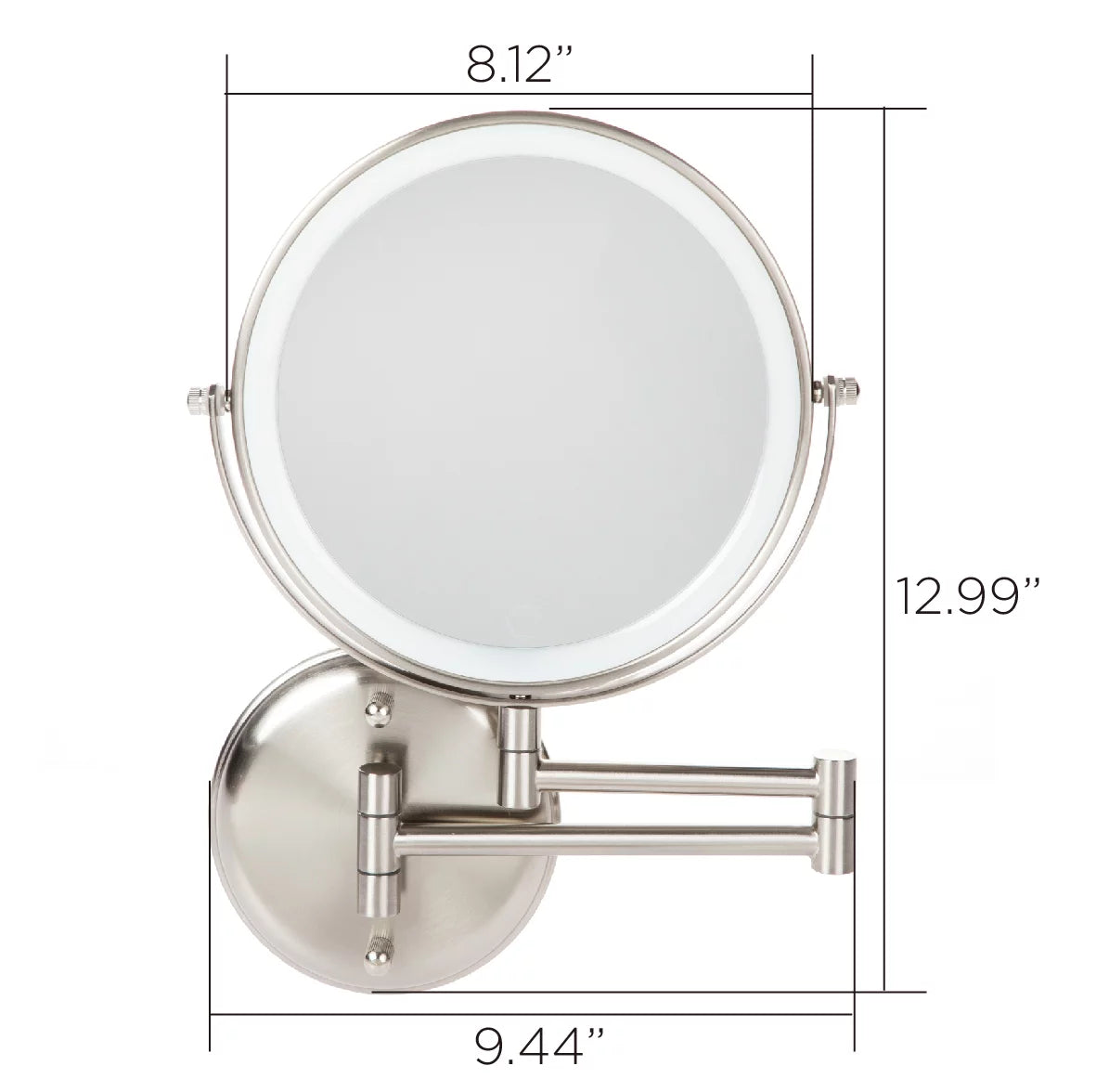 8 inch Round LED Mirror D64384